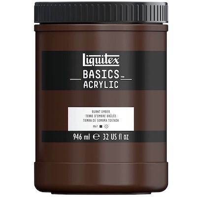 946ml Liquitex 8870357 &#8211; Acrylfarbe Umbra Gebrannt für 16,12€ (statt 23€) &#8211; Prime