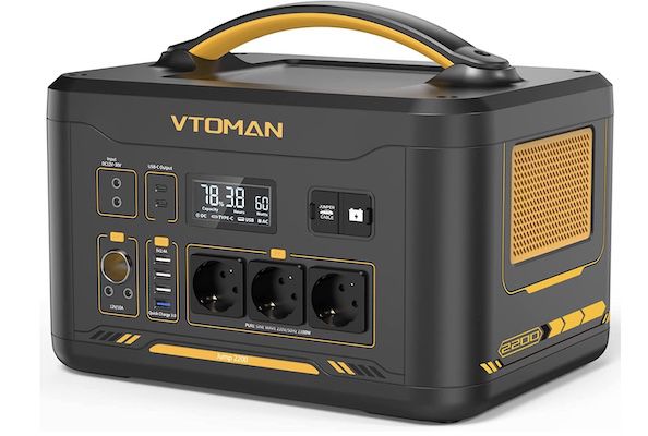 VTOMAN Jump 2200   tragbare 2200W Powerstation für 1.099€ (statt 1.899€)