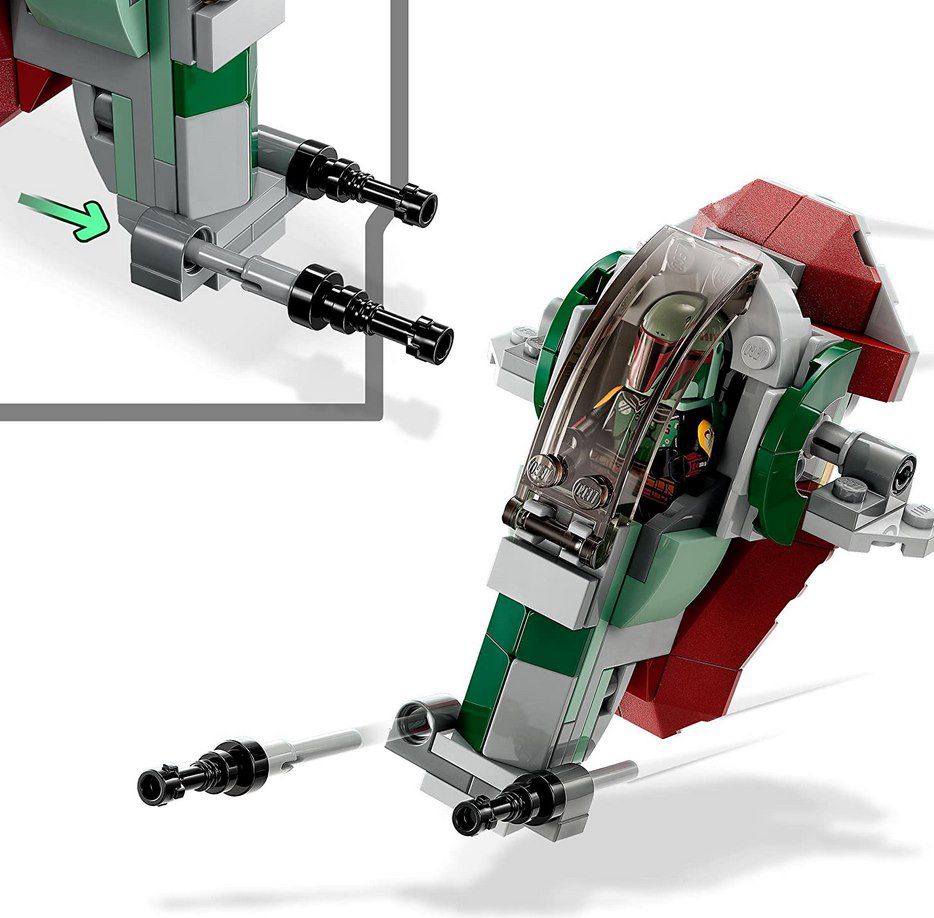 LEGO 75344 Star Wars Boba Fetts Starship – Microfighter Set für 6,66€ (statt 10€)