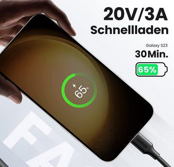 2x Ugreen USB C Kabel (0,5m) für 5,99€ (statt 8€)