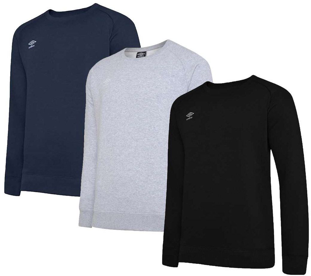 3x umbro Baumwoll Pullover in 3 Farben für 29,97€ (statt 75€)