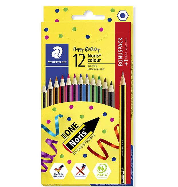 STAEDTLER Bunstifte Noris colour 13 Stück für 2,54€ (statt 9€)  prime