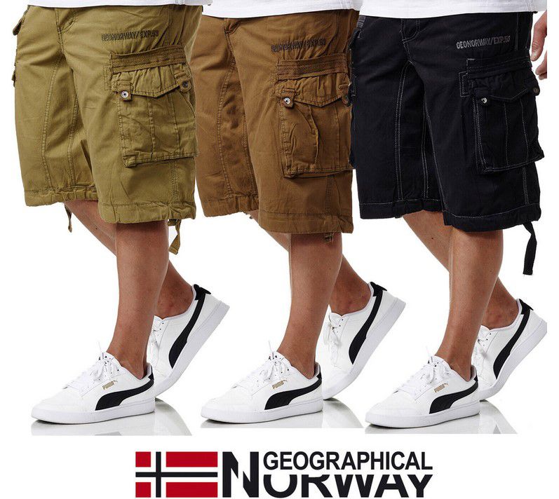 Geographical Norway WU103 H/GN Cargo Bermudas für je 23,99€ (statt 40€)