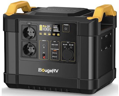 BougeRV LiFePO4 Solar Powerstation mit 1.120Wh für 599,99€ (statt 1.000€)