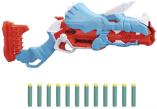 Nerf DinoSquad Tricera Blast Dart Blaster mit 12 Darts für 11,90€ (statt 22€)