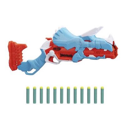 Nerf DinoSquad Tricera-Blast Dart-Blaster mit 12 Darts für 11,90€ (statt 22€)