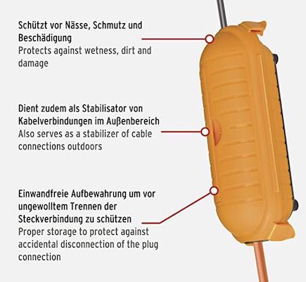 Brennenstuhl IP44 Schutzbox für Verlängerungskabel für 3,49€ (statt 6€)