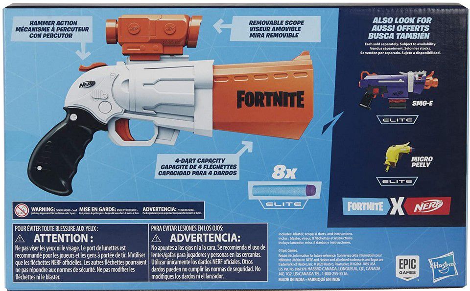 Nerf SR Fortnite Blaster mit Fernrohr für 14,77€ (statt 18€)