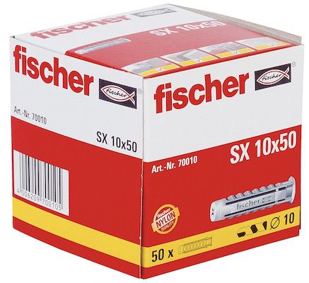 50er Pack fischer Spreizdübel SX 10 x 50 für 5,79€ (statt 11€)   Prime