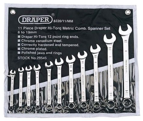 Draper Expert 29545 Ringmaulschlüssel Satz metrisch, 11 teilig für 20€   Prime