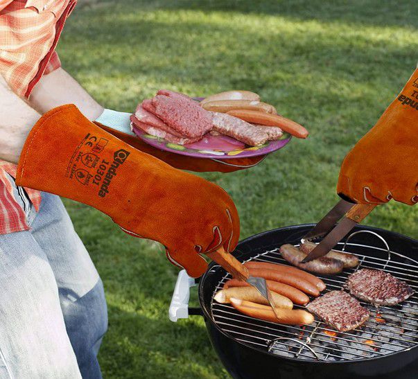 Andanda Schweißer  Grillhandschuhe Feuerfest für 6,59€ (statt 11€)  prime