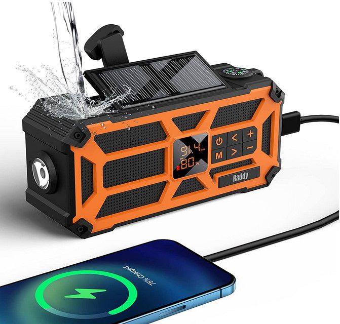 Raddy SW5 Solar Radio mit 5000mAh für 27,99€ (statt 40€)