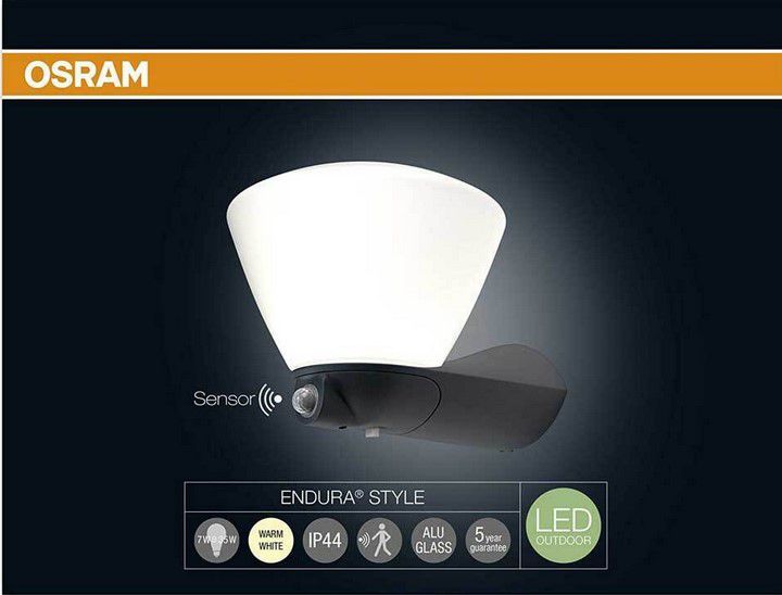 Osram Endura Style In  u. Outdoor LED Sensorleuchte für 8,99€ (statt 18€)
