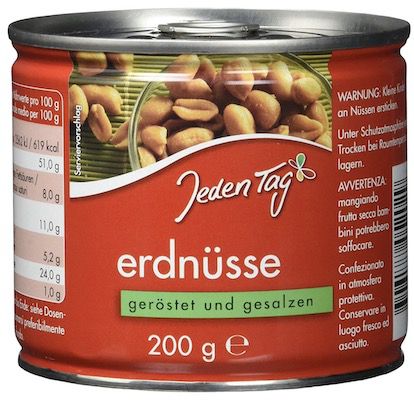 200g Jeden Tag Erdnüsse gesalzen ab 0,79€ (statt 2€)   Prime Sparabo