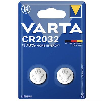 10x VARTA Batterien Knopfzelle CR2032 für 3,89€