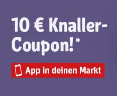ab 100€ Einkauf mit der Rewe App 10€ sparen