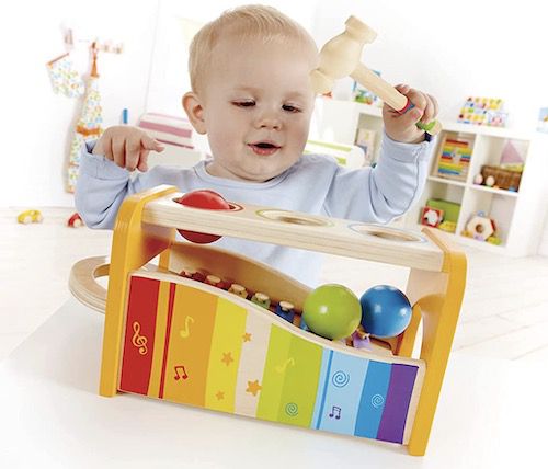 Hape Xylophon und Hammerspiel für Kleinkinder für 9,99€ (statt 23€)   Prime