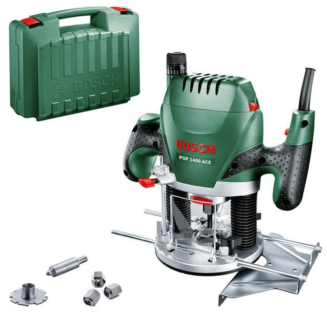 Bosch POF 1400 ACE mit Nutfräser (Ø 8 mm) für 105,40€ (statt 124€)