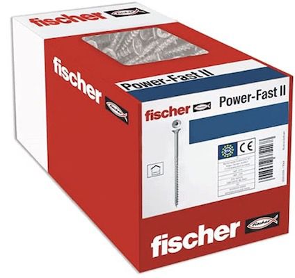 200er Pack fischer PowerFast II CTP 4,0 x 30 Spanplattenschraube für 4,29€   Prime