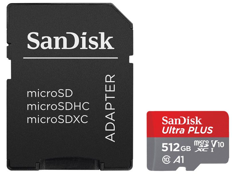 SanDisk Ultra Plus microSDXC 512GB Speicherkarte für 37,39€ (statt 47€)