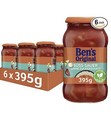 6x Ben&#8217;s Original Sauce Süß-Sauer Ohne Zuckerzusatz für 8,60€ (statt 13€)