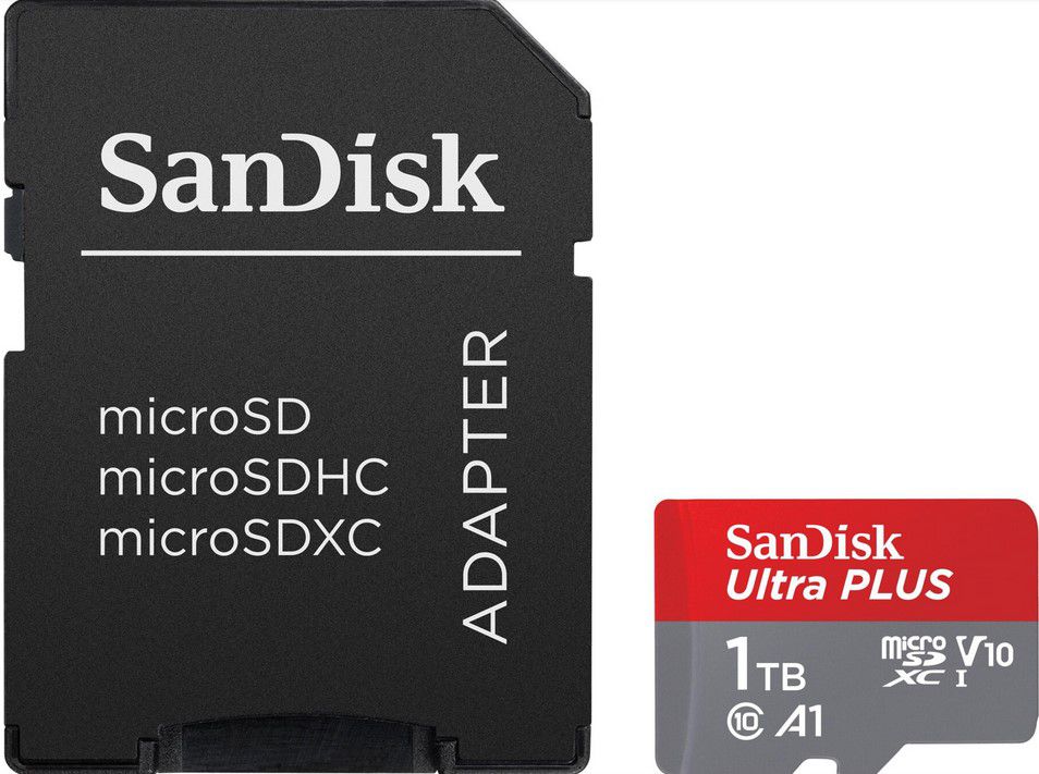 SANDISK Ultra PLUS 1TB microSD Karte ab 76,49€ (statt 90€)