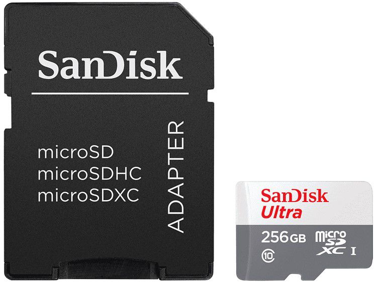 SanDisk Ultra MicroSDXC Speicherkarte 256GB + Adapter für 15,96€ (statt 30€)