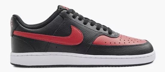 Nike Court Vision Low Herren Sneaker in Schwarz Rot ab 33,74€ (statt 56€)