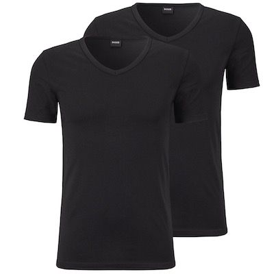 2x Hugo Boss V Neck T Shirt für 22,95€ (statt 29€)