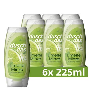 6er Pack Duschdas Duschgel Limette und Minze ab 5,64€ (statt 9€)