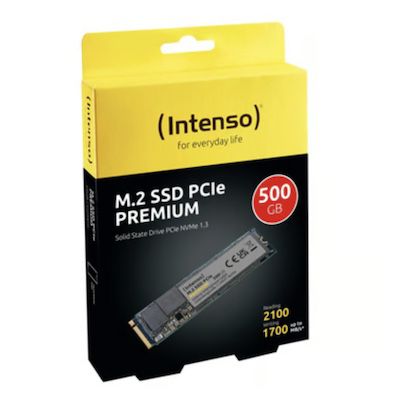 Intenso 500GB interne M.2 SSD für 22€ (statt 37€)