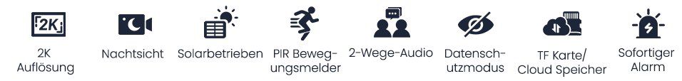 wansview 2K Überwachungskamera mit PIR Bewegungsmelder für 56,99€ (statt 80€)