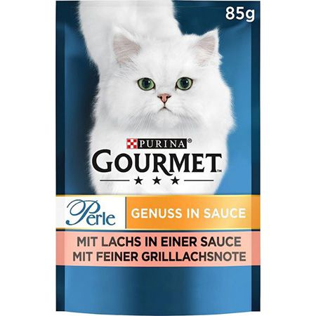 26er Pack Purina Gourmet Perle Katzenfutter mit Lachs ab 10,82€ (statt 17€) &#8211; Prime