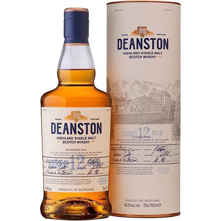 Deanston Single Malt Scotch Whisky, 12 Jahre, 0.7l, 46,3% für 31,19€ (statt 43€)