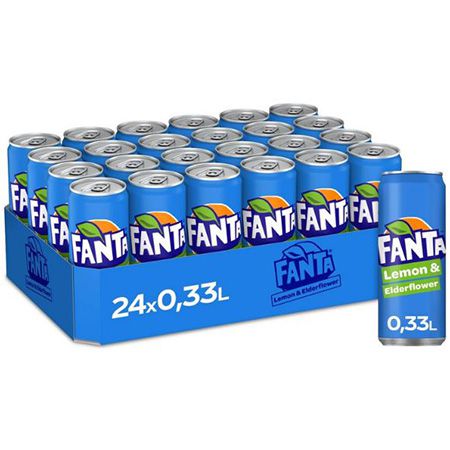 24er Pack Fanta Lemon &#038; Elderflower, 330ml ab 13,94€ (statt 20€) &#8211; Prime