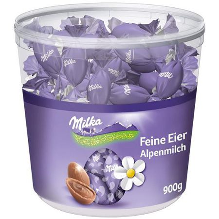 Milka Feine Eier Alpenmilch, 900g Dose für 20,99€ (statt 25€) &#8211; Prime