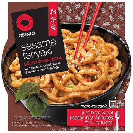 Obento Sesame Teriyaki Udon Bowl, 240g ab 2,18€ (statt 3,49€)   Prime