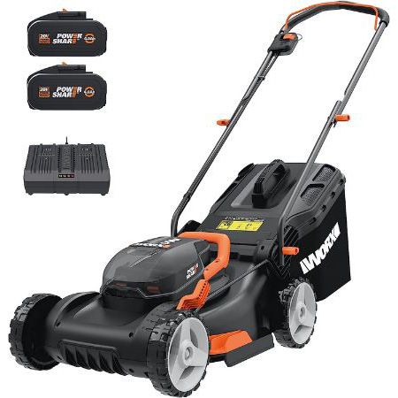 Worx WG743E Akku-Rasenmäher 40V inkl. Akkus + Ladegerät für 305,10€ (statt 350€)