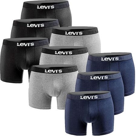 3er Pack Levis Herren Boxershorts in 3 Farben für je 19,99€ (statt 35€) &#8211; Prime
