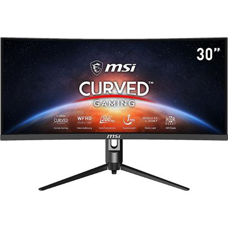 MSI Optix MAG301CR2DE 30&#8243; WFHD Curved Monitor, 200 Hz, 1ms für 289€ (statt 332€)
