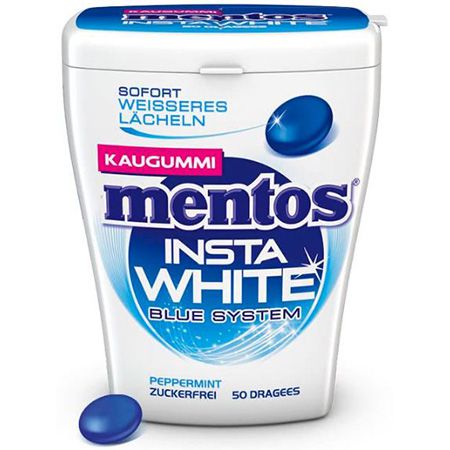 Mentos Gum Insta White Peppermint, 50 Stk. ab 1,91€ (statt 3€)   Prime