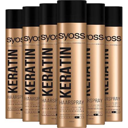 6er Pack Syoss Keratin Haarspray Haltegrad 4 ab 19,16€ (statt 27€)   Prime