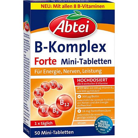 50er Pack Abtei Vitamin B Komplex Forte ab 2,39€ (statt 4€)   Prime