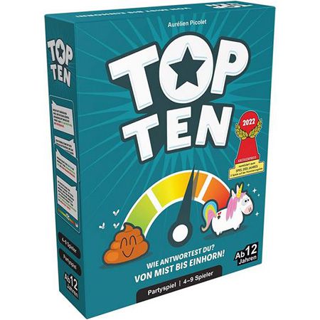 Asmodee Top Ten, Partyspiel für 12,39€ (statt 15€)   Prime