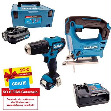 Makita CXT CLX237SAJ Spezialset + 50€ Filial Gutschein ab 222,95€ (eff. 172,95€)