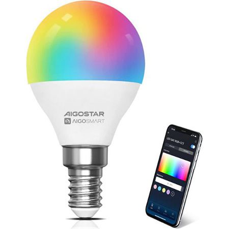 Aigostar G45 Smarte Glühbirne, E14, 6.5W für 5,99€ (statt 12€)