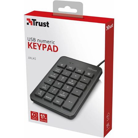 Trust Xalas USB Zehnertastatur für 4,85€ (statt 9€)   Prime