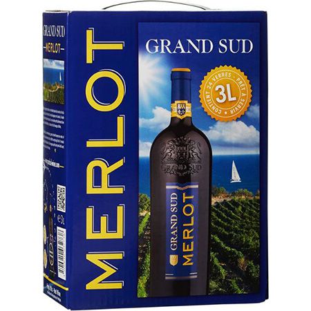 3 Liter Grand Sud Merlot Rotwein ab 9,74€ (statt 18€)