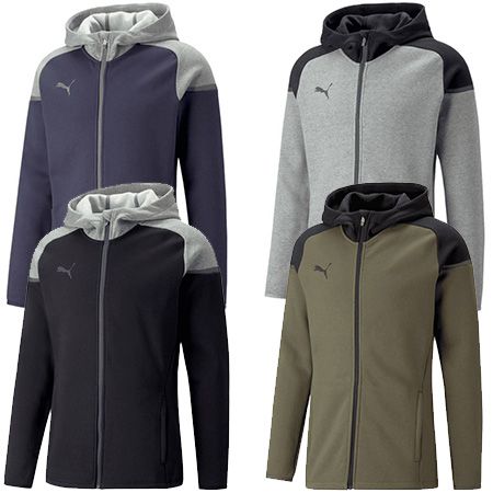 Puma teamCUP Casuals Kapuzenjacke in 4 Farben für je 31€ (statt 45€)