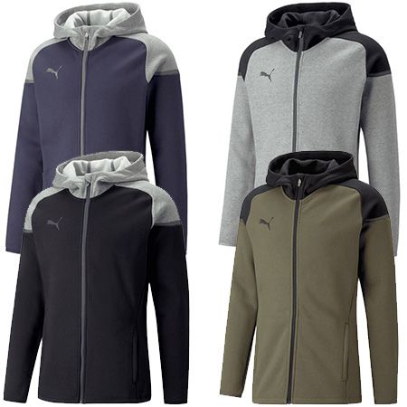 Puma teamCUP Casuals Kapuzenjacke in 4 Farben für je 31€ (statt 45€)